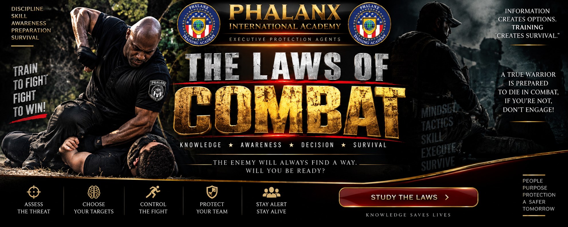 The Laws of Combat — Phalanx International Academy