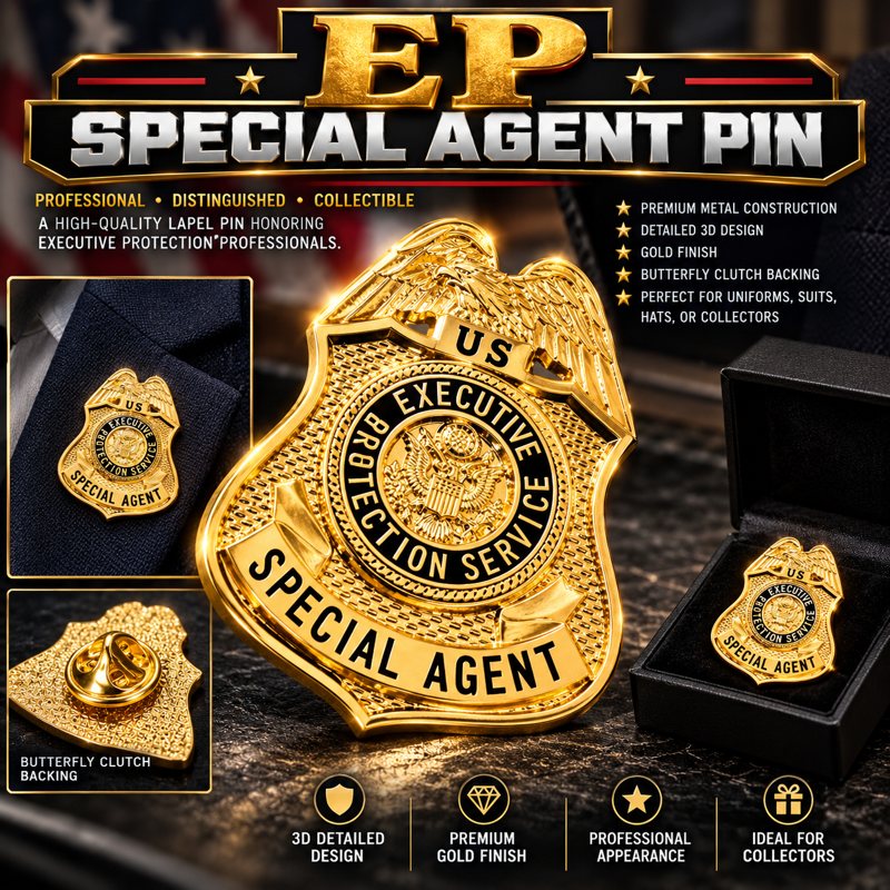 EP Special Agent lapel pin