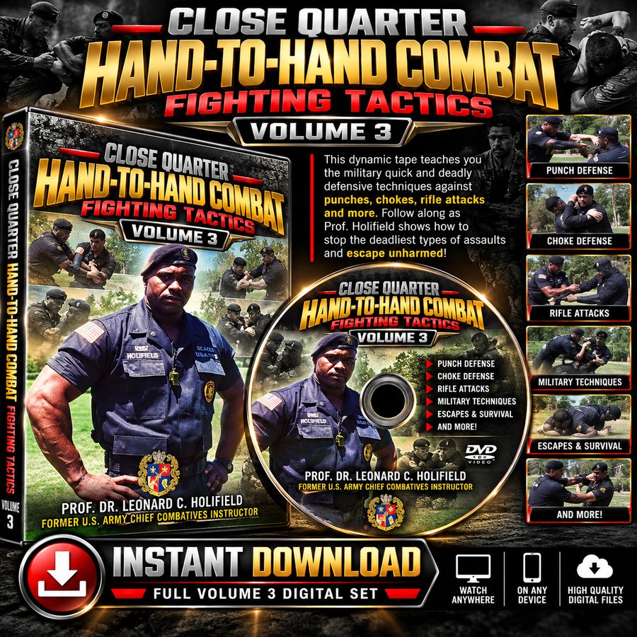 Close Quarter Hand-to-Hand Combat Fighting Tactics, Volume 3